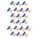 20 Pcs Silicone Soft Ear Plugs - Hearing Protection with Cord - Noise for Work Home Sleeping Blue Orange
