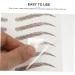FOMIYES 27 Sheets Waterproof Eyebrow Stickers Faux Eyebrown Decals Makeup Brow Sticker Tool Water Proof 6d - Buy Online on GoSupps.com