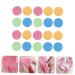 20pcs Wood Pulp Makeup Puff Set - Cleansing & Exfoliating Sponges for Face Care | International Shipping - Buy Online on GoSupps.com