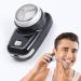 Generic Mini Shaver Portable Electric Shaver 2024 New Upgrade with LCD Screen Mini Electric Razor Shavers for Men One-Button Use USB Mini Shaver Charging Suitable for Home Car Travel (Black)
