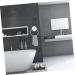 Gadpiparty 2pcs No Punching Hook Hat Hooks Storage Drawers Hat Hangers Hanging Hook Simple Glass Door 18X4.2CM Black2 - Buy Online on GoSupps.com