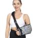 Fotgok Breathable Women Arm Sling with Waist Belt for Shoulder Injury Rose Arm Brace Support for Elbow Injury Shoulder Sling Broken Arm Elbow Brace for Rotator Cuff Torn Dislocated Fracture