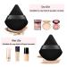 6pcs Black Velvet Powder Puff Makeup Sponges - Contouring & Blending Tools - Buy Online on GoSupps.com