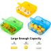 Daviky Weekly Pill Organizer AM PM 2 Times a Day - 7 Day Large Travel Vitamin Box - Daily Supplement Dispenser & Medication Case - Buy Online on GoSupps.com