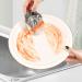 Kigai Sketch Wolf Scrubbing Sponge 3 Packs Reusable Dish Wash Scrub Sponge Clean Stubborn Oil Stains Anti-Scratch Cleaning Sponge for Kitchen Tableware - Buy Online on GoSupps.com