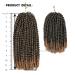 MeliSay 3 Packs Passion Twist Hair - Curly Spring Twist Crochet Wave Blonde Hair for Butterfly Locs & Braids - 613# 12 Inches Synthetic Extensions for Black Women - Buy Online on GoSupps.com