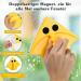 Double Sided Magnet Window Cleaners Window Glass Wiper With Long Safety Rope Ultra-Strong Both Side Glass Surface Cleaning Brush Wiper Windows Cleaner & Washer for 3-8 Mm Glazed Windows (Yellow) - Buy Online on GoSupps.com