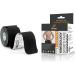 JB PreCut Kinesiology Tape 4 Rolls - Water Resistant  Latex Free Athletic Body Tape for Joint & Muscle Pain Sports Recovery & Support. Includes Manual. (Black) Black Jet - Buy Online on GoSupps.com