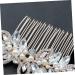 Angoily Combs for Women Wedding Hair Accessory Bridal Comb Barrettes for Women Bride Insert Comb Wedding Headdress Rhinestone Hair Comb Crystal Hair Comb Tiara Hair Accessories - Buy Online on GoSupps.com