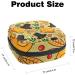 Sanitary Napkin Storage Bag - Autumn Turkey Design | Menstrual Cup & Nursing Pad Holder | Portable Period Kit Bag | Color 7 - Buy Online on GoSupps.com