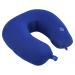 Verdant Touch Memory Foam Neck Pillow Electric Vibration Travel Pillow Memory Foam U-shaped Airplane Neck Pillow Blue
