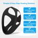 Adjustable Anti Snoring Chin Strap - Effective Solution to Stop Snoring - Unisex Black Design - Buy Online on GoSupps.com