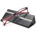 livho Reading Glasses Blue Light Blocking for Women Men, Computer Gaming Readers Anti UV Eyeglasses Fashion Frames with Case (Red + Black, 1.5) A1 Red+black 1.5 x