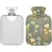 Naanle Herbal Heat Bottle with Cover - Wild Daisy Design 1L Hot Water Bottle for Pain Relief & Therapy - Perfect for Hand & Foot Warmth - Buy Online on GoSupps.com