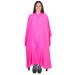 Hair Cutting Cape for Adults - Large Lightweight Water Resistant Salon Cape - Snap Closure - 60in x 57.5in - Haircut Cape - Cape for Hair Cutting (Hot Pink) Cutting Cape - Hot Pink