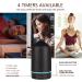 300ML Ceramic Ultrasonic Aromatherapy Diffuser & Humidifier - Quiet Essential Oil Infuser with 7 Lights for Large Room - Black - Buy Online on GoSupps.com