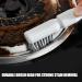 Stove Top Scraper Tool - 2-in-1 Cooktop Cleaning Double Head Scraper with Brush | Non-Slip Household Scraper for Putty and Grease Grime Cleaning for Sinks Faucets Stoves Elbow - Buy Online on GoSupps.com