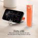 Acuvar 2-in-1 Screen Cleaning Spray with Microfiber Cloth and Phone Stand - Removes Oil and Dirt from Smartphones, Tablets, Laptops, TVs - Orange - Buy Online on GoSupps.com