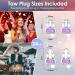 High Fidelity Concert Ear Plugs - Reusable Noise Cancelling Earplugs for Musicians & Festivals - 24dB Hearing Protection (2 Pairs) - Purple - Buy Online on GoSupps.com