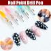 15-Piece Nail Art Brush Set - Gel Nail Brushes Dotted Pens Rhinestones & Nail Strips for Stunning Designs | International Shipping Available - Buy Online on GoSupps.com