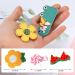 24 Pcs Fashion Hair Clips Set for Girls - Colorful Non-slip Hair Accessories with Flower, Fruit, Candy, and Rainbow Designs - Buy Online on GoSupps.com