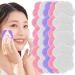Makeup Remover Sponges - Gentle Cleansing Sponges for Girls Face Cleanser Pads With Flower Shape for Business Trip Dating - Buy Online on GoSupps.com