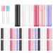 Xshao 60 sticks to fill lipstick sleeves lipstick sleeves empty with 2 dripper for lip balm homemade balm DIY cosmetics empty lipsticks (6 color 5ml each)