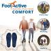 Footactive Comfort Insoles | Orthopedic Support for Heels Feet Knees & Back | Relief from Foot Pain | Blue Size 35-38 (XS) - Buy Online on GoSupps.com