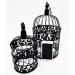Pet Show Round Birdcage Wall Decor 9.8 & 13.8 - Small Birds Wedding Party Indoor/Outdoor Decoration - Black/White/Bronze - Pack of 1 (S, Black) - Buy Online on GoSupps.com