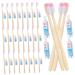 Minkissy 100st disposable toothbrush travel toothpaste waterproof toothbrush mini travel toothbrush disposable toothbrush toothbrush individual toothbrush hand toothbrush are sensitive to travel