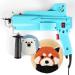 DOVOV Cut Pile Tufting Gun  Handheld Knitting Rug Gun Machine  7-19mm Electric Carpet Weaving Flocking Machine for Starters  Light Blue