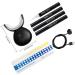 Afranti Home Wireless Teeth Whitening Kit - 16-Point LED Accelerator, Natural Whitening, Stain Removal - 4 Gel Pens, Color Card - Black - Buy Online on GoSupps.com