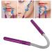 Spring Bend Epilator | Stainless Steel Face & Hair Remover Tool - Purple | Precision Beauty & Makeup Cleaning - Buy Online on GoSupps.com
