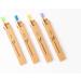 Bamboo Toothbrushes for Kids - Pack of 4 Sustainable & Vegan Soft Bristles - Buy Online on GoSupps.com
