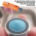 Gohemsun Multifunctional Cleaning Brush Cup Lid Cleaning Brush Set | Tiny Bottle Cup Lid Brush Cleaning Brush | Multifunctional Grout Cleaning Brush for Grout Home Nursing Bottle Sunset Red - Buy Online on GoSupps.com