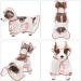 Petcute Waterproof Dog Raincoat with Hood | Transparent Breathable PVC Coat for Medium & Large Dogs - XS Orange - Buy Online on GoSupps.com