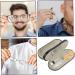 Buy Buguuyo Double Usage Glasses Case - Leather & Wood Grain Travel Bag for Glasses & Contact Lenses | 15.8x7.4cm - Buy Online on GoSupps.com
