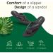 Pedi Couture Pedicure Sandals - Women's Toe Separator Slippers (Large, Black) - Buy Online on GoSupps.com