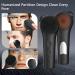 Silicone Face Scrubber - Waterproof Rechargeable Cleansing Brush with 5 Modes for Deep Cleaning & Massaging - Electric Face Wash Brush for Men & Women - Bright Black - Buy Online on GoSupps.com