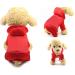 Lifewheel Dog Jacket & Sweater - Warm Winter Coat for Small Dogs & Cats | Stylish Red Hooded Dog Costume (Size M) - Buy Online on GoSupps.com