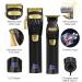 BESTBOMG Hair Clippers Men Professional Beard Trimmer with Rechargeable Base 5 Speed Cordless Electric Grooming Kits 6000RPM with LED Display and 2500mAh/2000mAh Built-in Battery(K38S+I38S) - Buy Online on GoSupps.com