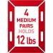Command Picture Hanging Strips - Medium - White - 3 Pairs (17201-ES) - Buy Online on GoSupps.com