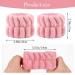 Sibba 2-Piece Microfiber Wrist Wash Bands for Women - Absorbent Sweatbands in Pink for Girls - Prevent Water Spills on Arms - Buy Online on GoSupps.com