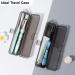 Yeeco Toothbrush Case - 2 Pack Transparent Black Travel Holder | Portable Plastic Toothbrush Case 20 x 4.7 x 3 cm for International Shipping - Buy Online on GoSupps.com