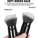 2 Pieces Retractable Makeup Blush Brush with Aluminium Handle Portable Powder Brush with Flat and Angled Top Blush Brush Set for Cosmetic Travel - Buy Online on GoSupps.com