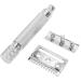 Heepdd Manual Razor - Rust-Free Aluminum Easy to Clean Ergonomic Handle Perfect Gift - Buy Online on GoSupps.com