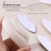 Heel Pads for Loose Shoes | 4 Pairs Cushion Inserts for Men & Women | Pain Relief & Blister Prevention (Pale Apricot & Black - Buy Online on GoSupps.com