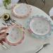 Dinnerware Dishes Plates Cartoon Pink Ceramic Dinner Plate with Bow Home Plate Fruit Plate Oatmeal Plate Yogurt Plate High Temperature Resistant Deep Dish Kitchen Tableware Dinner Restaurant Family Pa Oak - Buy Online on GoSupps.com