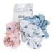 Scunci Satin Floral Hair Scrunchies - Assorted Colors - 3-Pack - Buy Online on GoSupps.com