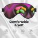 Yoga Meditation Print Double-Sided Eye Mask Soft and Light Blocking for Enhancing Sleep Quality - Buy Online on GoSupps.com